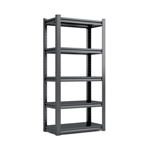 English Elm 72"H Heavy-Duty 5-Tier Metal Shelving Unit - Adjustable Industrial Storage Rack For Garage & More! T2398P160409