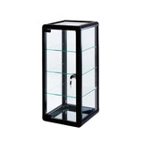 Tempered Glass Counter Display Showcase - Sliding Door with Lock Aluminum Frame