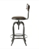 Christopher Knight Home® - Noble House - - Upholstered Adjustable Height Swivel Barstool