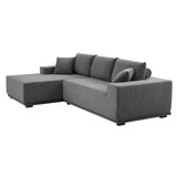 English Elm Sectional Couch Covers 2 Piece s L Shape Sectional Sofa Corduroy Couches For Living Room, Bedroom, Salon, 2 Piece Free Combination
Including Bottom Frame . Grey