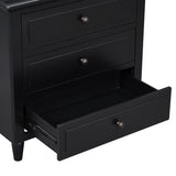 Hearth and Haven U_Style 3-Drawer Nightstand Storage Wood Cabinet (As Same As Wf297663Aab) WF319366AAB