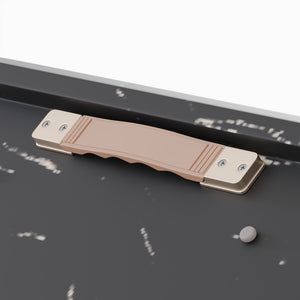 English Elm 62.4" Expandable Dining Table Set For 6-8 With Modern Chairs - Stylish, Durable, Easy To Clean! P2 W2189S00129-GIGA