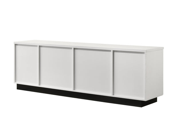 English Elm Summit 70 Inch Electric Fireplace Tv Console with Walnut Finish and Cabinet Storage B061P160690