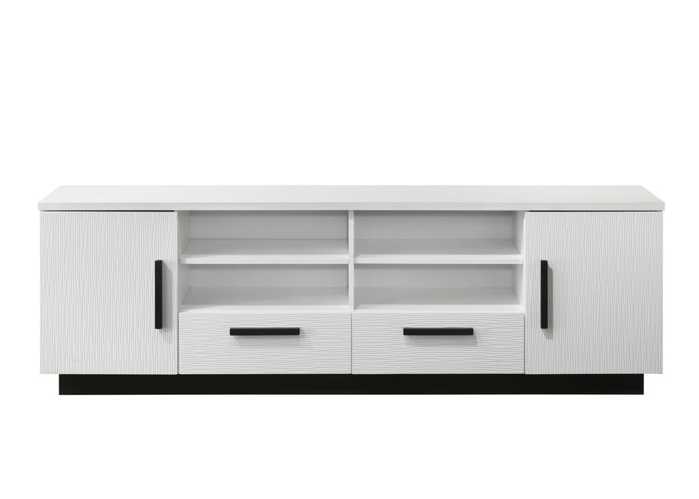 English Elm Summit 70 Inch Electric Fireplace Tv Console with Walnut Finish and Cabinet Storage B061P160690