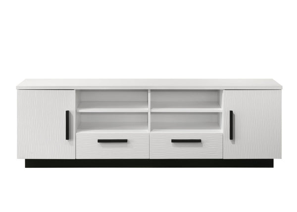 English Elm Summit 70 Inch Electric Fireplace Tv Console with Walnut Finish and Cabinet Storage B061P160690
