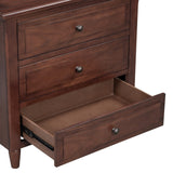 Hearth and Haven U_Style 3-Drawer Nightstand Storage Wood Cabinet WF319366AAD