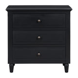 Hearth and Haven U_Style 3-Drawer Nightstand Storage Wood Cabinet (As Same As Wf297663Aab) WF319366AAB