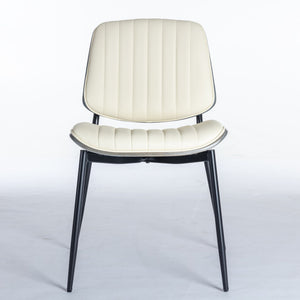 English Elm A&a Furniture Mid-century Dining Chairs Set of 2 Walnut Bentwood Pu Leather Seats W1143P151497