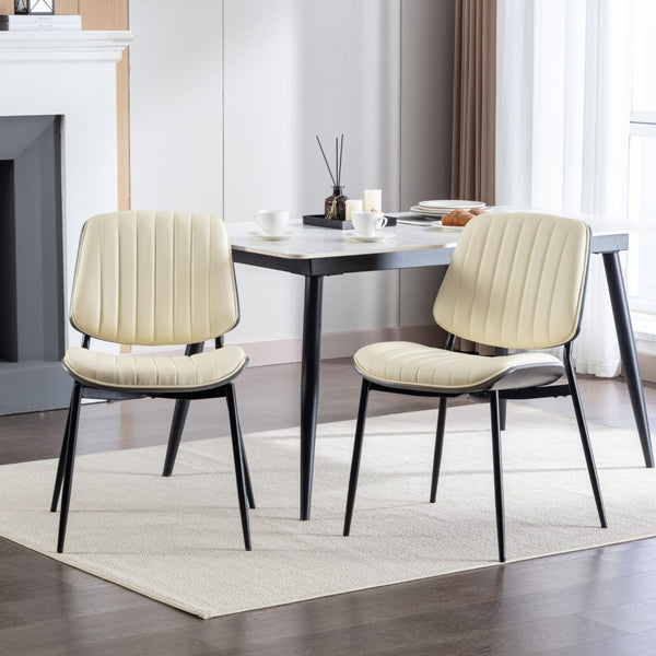 English Elm A&a Furniture Mid-century Dining Chairs Set of 2 Walnut Bentwood Pu Leather Seats W1143P151497
