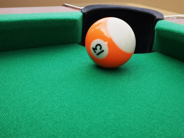 English Elm Pool Billiard Table Foldable Steel Legs Velvet Surface Family Game Room Fun Green,Wood W1936P375434