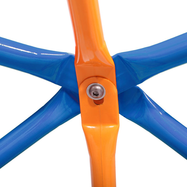 English Elm Outdoor Galvanized Steel Dome Climber Jungle Gym for Active Kids Backyard Play W2181P160709