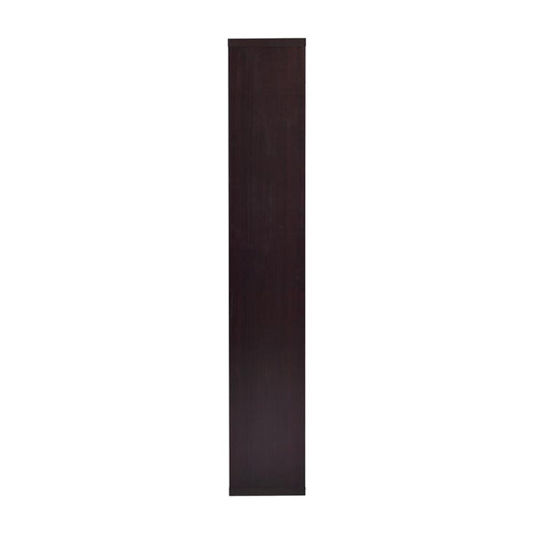 English Elm 10-Shelf Geometric Bookcase In Rich Cappuccino Finish - Stylish Storage For Any Room Decor B016P162602