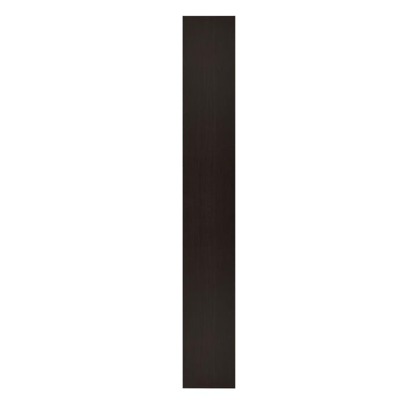 English Elm Rectangular 8-Shelf Bookcase with 2 Fixed Shelves, Cappuccino Finish — Tall Media Display Rack for Books, Games, Photos and Decor Organizing Spaciously B016P162607