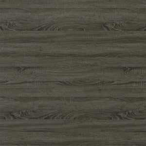 English Elm Rectangular geometric 10-shelf bookcase in Weathered Grey — versatile display, durable engineered wood finish B016P163520