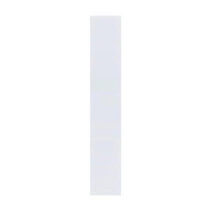 English Elm Multiple Geometric Rectangular 10-Shelf Bookcase White — Space-Saving Display, Sturdy Manufactured Wood Finish B016P162594