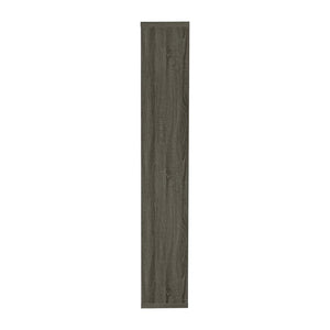 English Elm Rectangular geometric 10-shelf bookcase in Weathered Grey — versatile display, durable engineered wood finish B016P163520