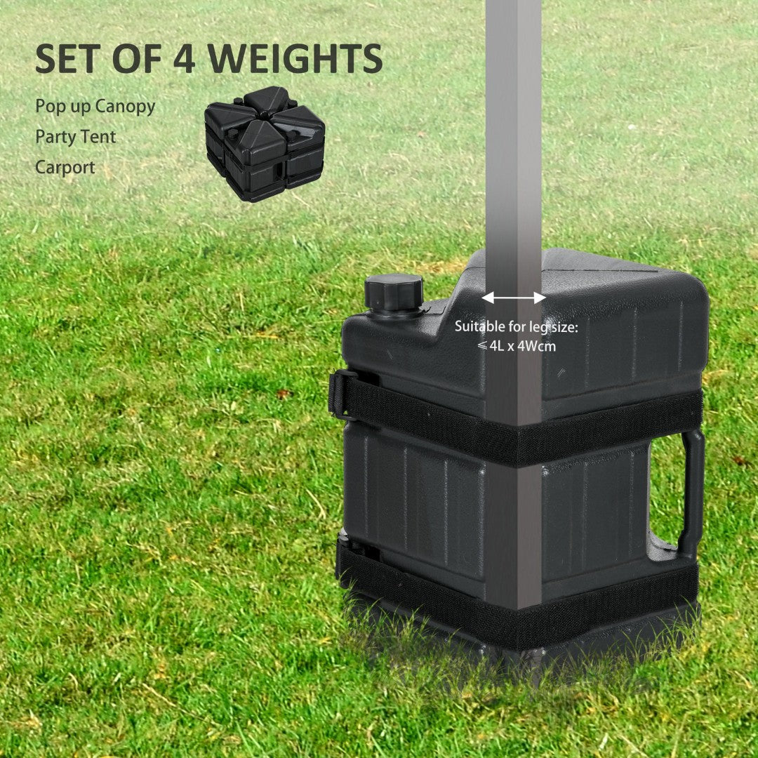 Outsunny Canopy Weights - Thumbnail 4