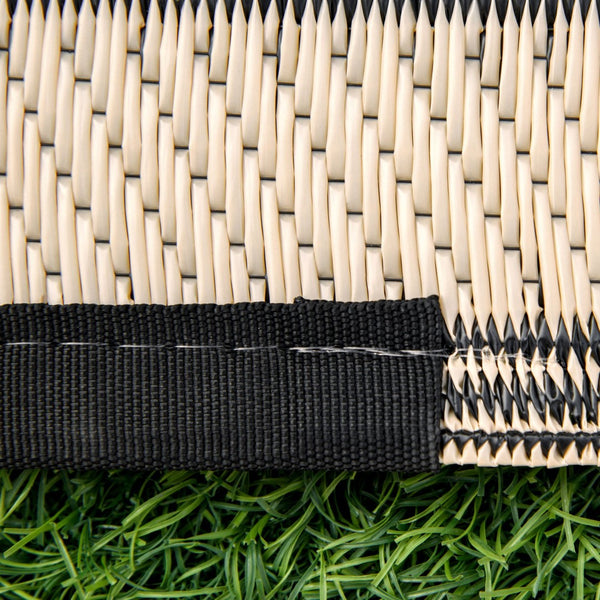 English Elm Outsunny Reversible Outdoor Rug 9' X 18' - Waterproof, Portable, Stylish Mat For Patios & Picnics W2225P200637-GIGA