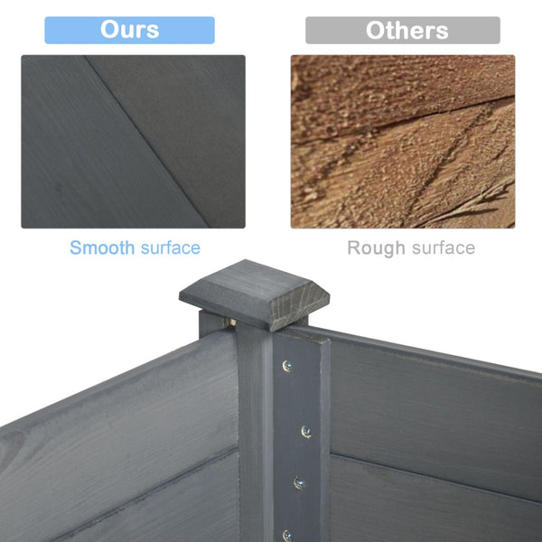 English Elm Outsunny Raised Garden Bed With Legs, 48" X 22" Elevated Wooden Planter For Easy Gardening & Style W2225P172560-GIGA