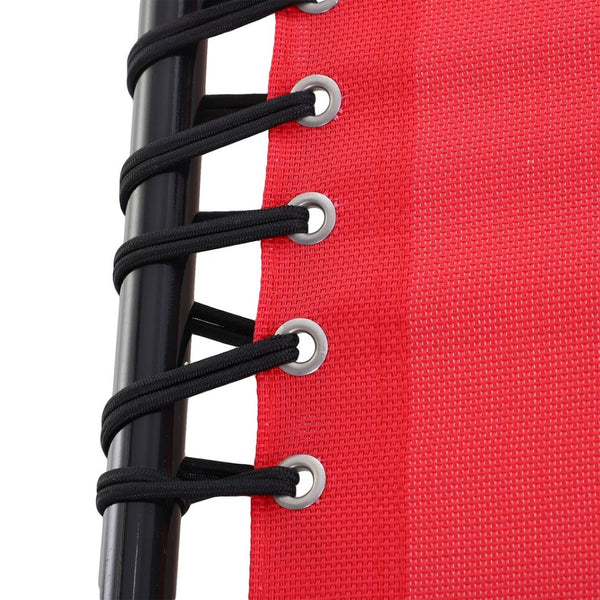 English Elm Outsunny Folding Chaise Lounge Chair - 4-Position Recline, Breathable Mesh & Portable Design For Outdoor Fun W2225P172517-GIGA