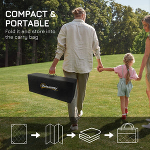 English Elm Outsunny Reversible Outdoor Rug 9' X 12' Waterproof Portable Mat For Decks, Rvs, Picnics & More W2225P172569-GIGA