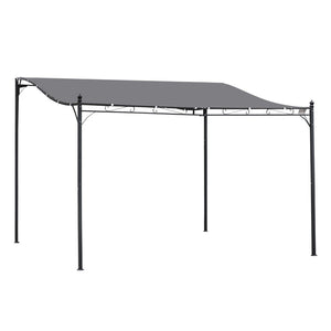 English Elm Outsunny 10' X 13' Steel Pergola Gazebo - Stylish Shade Solution For Patios, Pools & Gardens W2225P164112-GIGA
