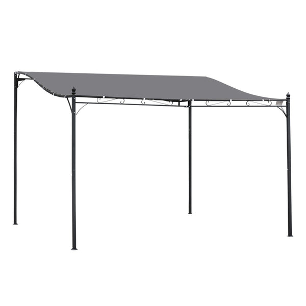 English Elm Outsunny 10' X 13' Steel Pergola Gazebo - Stylish Shade Solution For Patios, Pools & Gardens W2225P164112-GIGA