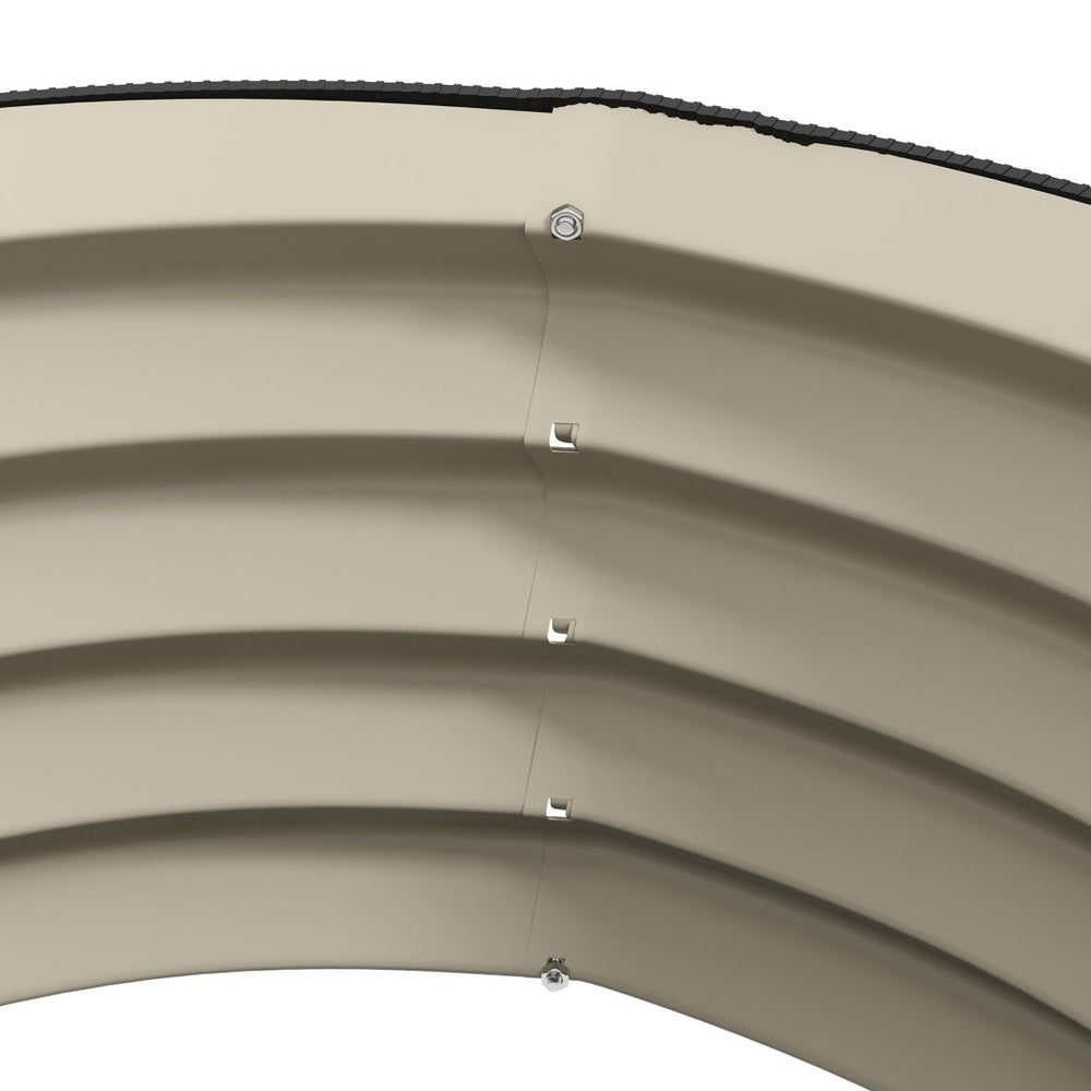 English Elm Outsunny Galvanized Raised Garden Bed Set Of 2 - Durable Planters For Flowers, Herbs, And Veggies W2225P172598-GIGA