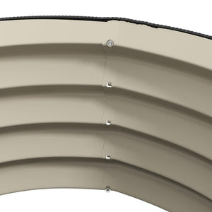 English Elm Outsunny Galvanized Raised Garden Bed Set Of 2 - Durable Planters For Flowers, Herbs, And Veggies W2225P172598-GIGA