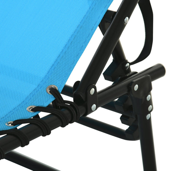 English Elm Outsunny Folding Chaise Lounge Chair - Lightweight 4-Position Recliner For Outdoor Relaxation & Comfort W2225P172510-GIGA