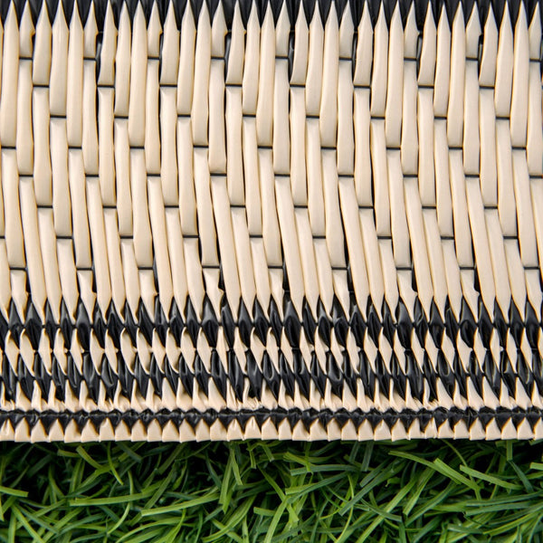 English Elm Outsunny Reversible Outdoor Rug 9' X 18' - Waterproof, Portable, Stylish Mat For Patios & Picnics W2225P200637-GIGA