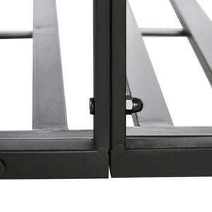 English Elm Outsunny 6' Metal Arch Bridge With Safety Rails - Elegant Garden Pathway For Streams, Ponds, And More W2225P172587-GIGA