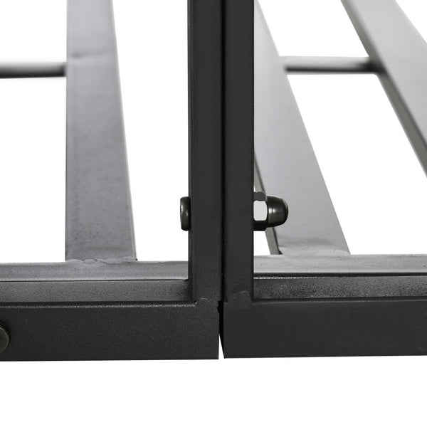 English Elm Outsunny 6' Metal Arch Bridge With Safety Rails - Elegant Garden Pathway For Streams, Ponds, And More W2225P172587-GIGA