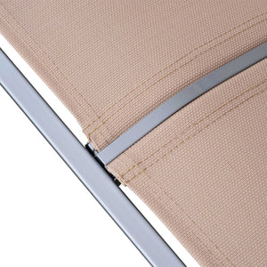 English Elm Outsunny 3-Seat Porch Swing Chair With Adjustable Canopy, Durable Steel Frame For Outdoor Relaxation W2225P172503-GIGA