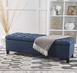 Christopher Knight Home® - Noble House - Ottilie Contemporary Button-Tufted Fabric Storage Ottoman Bench