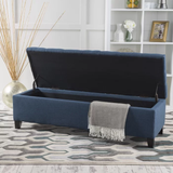 Christopher Knight Home® - Noble House - Ottilie Contemporary Button-Tufted Fabric Storage Ottoman Bench