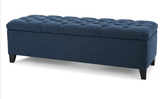 Christopher Knight Home® - Noble House - Ottilie Contemporary Button-Tufted Fabric Storage Ottoman Bench