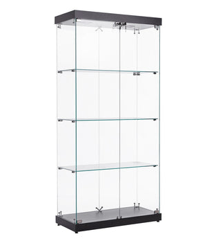 English Elm Glass Display Case Replacement Panel Set Six Piece Spare Kit for Full Visibility W1668141346