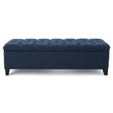 Christopher Knight Home® - Noble House - Ottilie Contemporary Button-Tufted Fabric Storage Ottoman Bench