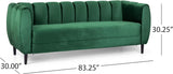 Christopher Knight Home® - Noble House - Miranda Velvet 3-Seater Sofa