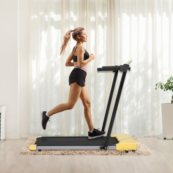 English Elm Treadmills for Home Office Use with Led Display Compact Under Desk Walking Running W1303113539