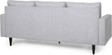 Christopher Knight Home® - Noble House - Jenny Contemporary Tufted Fabric 3-Seater Sofa