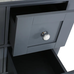English Elm Christopher Knight Home® - 48'' Handcrafted Contemporary Single Vanity Cabinet With Soft-Closing Drawers In Modern Gray Finish 65590.00BIRGRY
