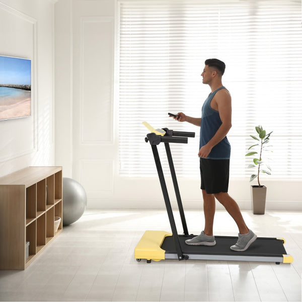 English Elm Treadmills for Home Office Use with Led Display Compact Under Desk Walking Running W1303113539
