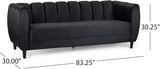 Christopher Knight Home® - Noble House - Miranda Velvet 3-Seater Sofa