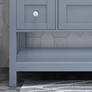 English Elm Christopher Knight Home® - 48'' Handcrafted Contemporary Single Vanity Cabinet With Soft-Closing Drawers In Modern Gray Finish 65590.00BIRGRY
