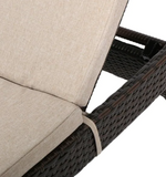 Christopher Knight Home® Noble House Miller Textured Beige Outdoor Chaise Lounge Cushion