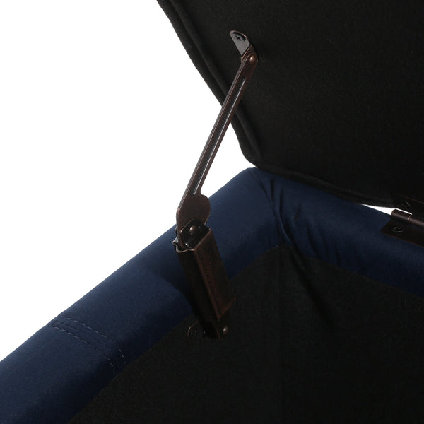 English Elm Christopher Knight Home® - GLOUSTER Plush Velvet Storage Ottoman with Lift-Top, Foam-Padded Seat, Sturdy Wood Frame & Chic Base Dark Blue 57742.00DBLU