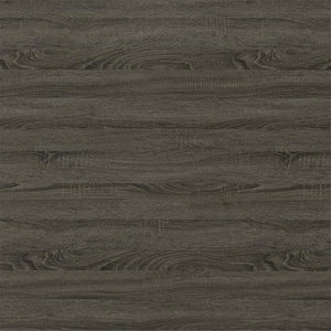 English Elm 3-drawer Office Desk with Spacious Work Surface, Metal Frame Accent, File Cabinet & Sleek Storage Appeal Grey B016P163568