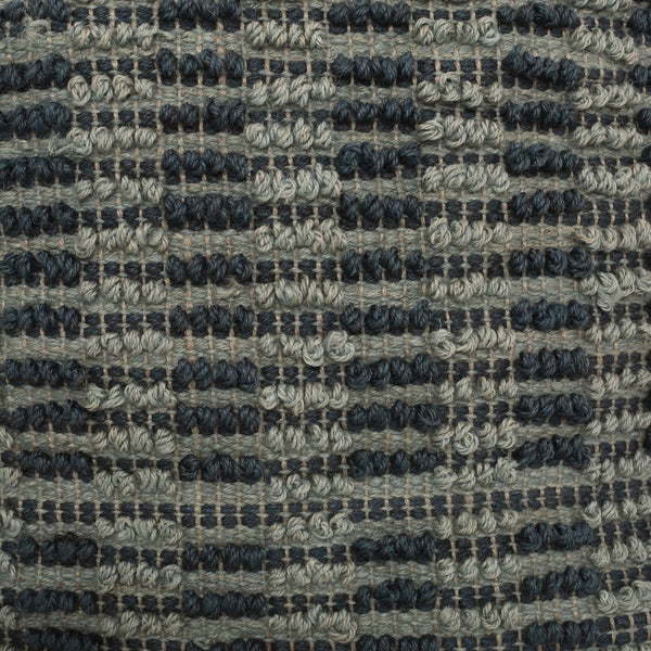 English Elm Walle Teal Blue Fabric Square Pouf Ottoman, 16" x16" x16" Floor Cushion, Polystyrene Bead Fill, 200lb Capacity B181P162876